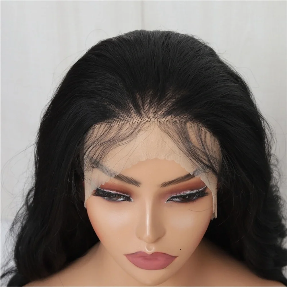 26” BLACK  BODY WAVY Beautiful Lace Front NEW